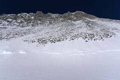 07E Branscomb Peak Towers Above As We Take Our Final Rest On The Climb From Mount Vinson Base Camp To Low Camp